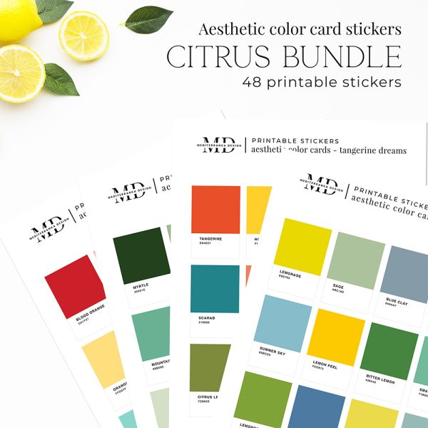 Color cards | Citrus
