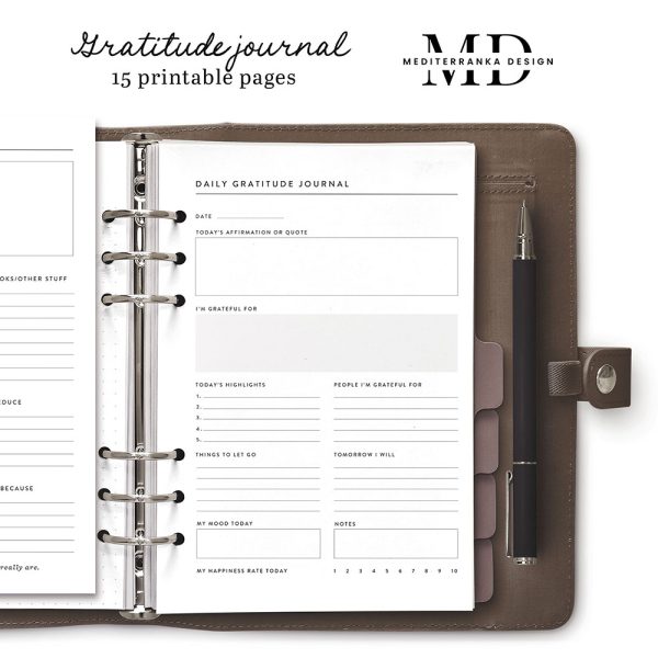 Gratitude journal