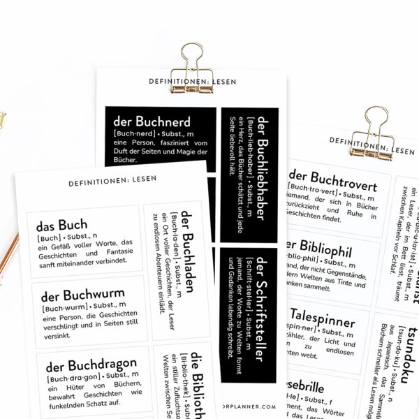Definitionen | Lesen
