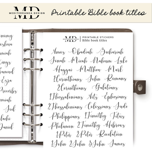 Bible book titles | Letter
