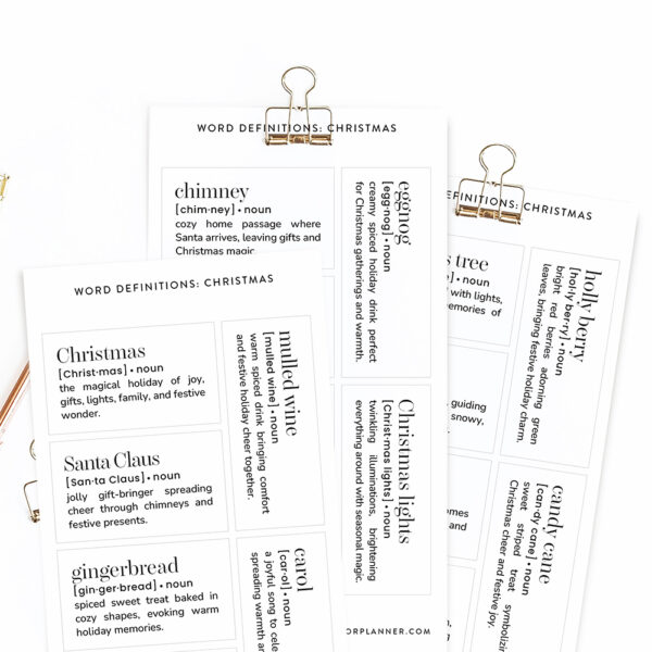 Definitions | Christmas