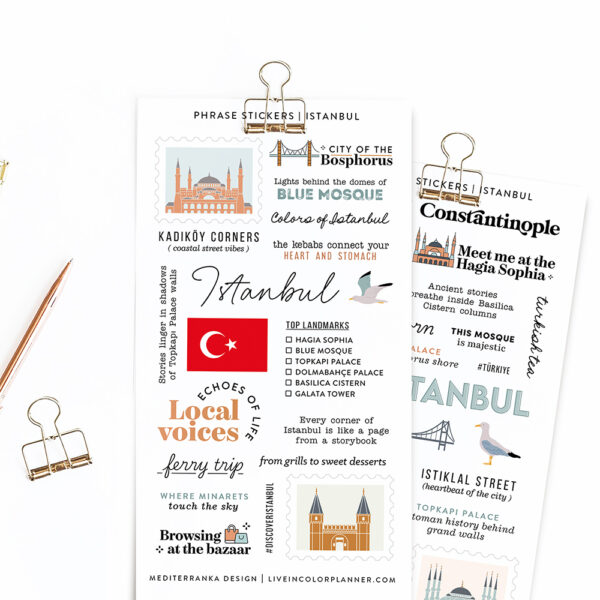 Istanbul sticker sets 01